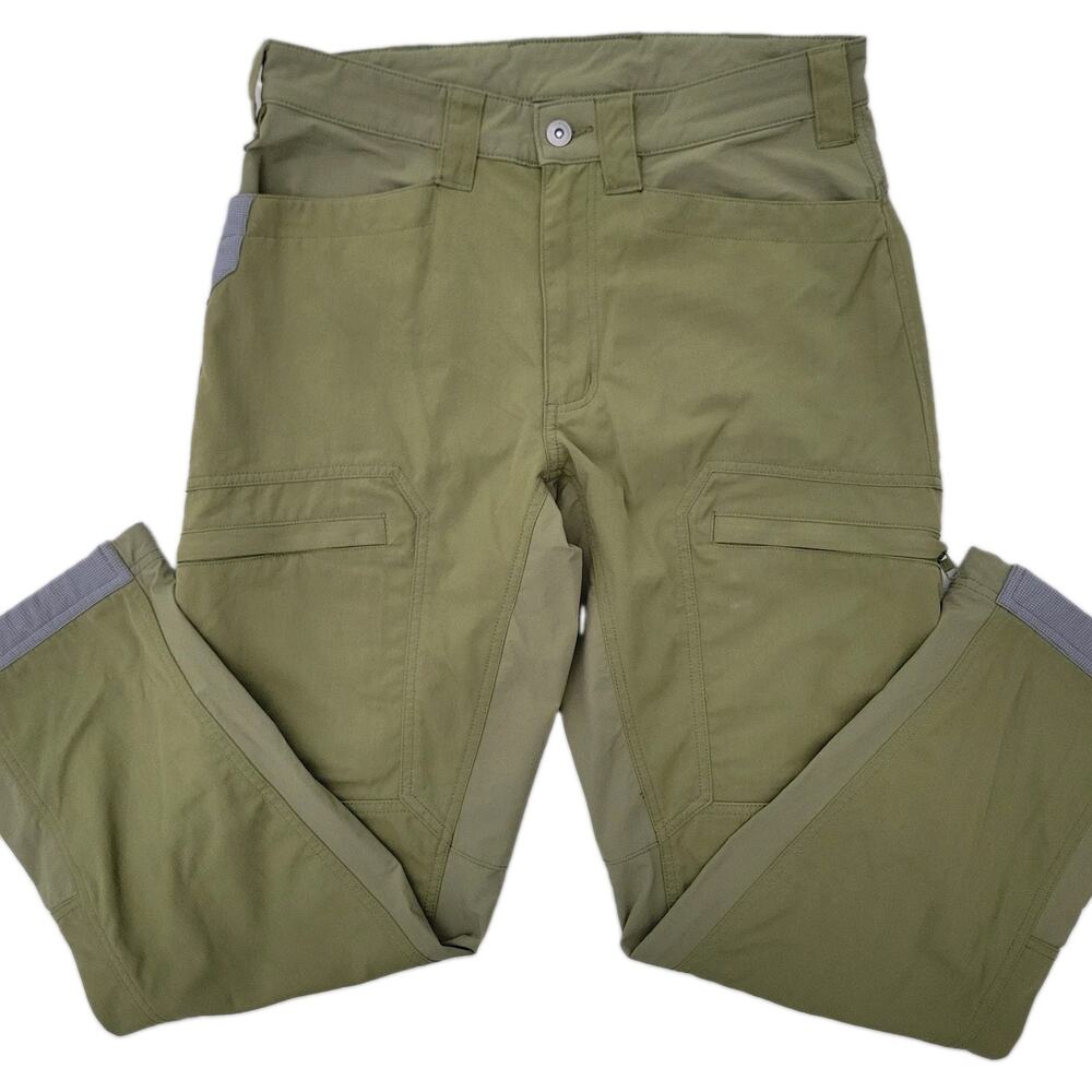 Duluth Alaskan Hardgear Quickhatch Cargo Pants Mens 32x30 Green Hiking